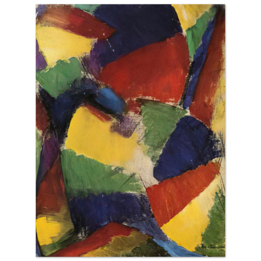 Morgan Russell - Synchromy to Light - Synchromism  75x100 cm / 30x40inches Fine Art Poster