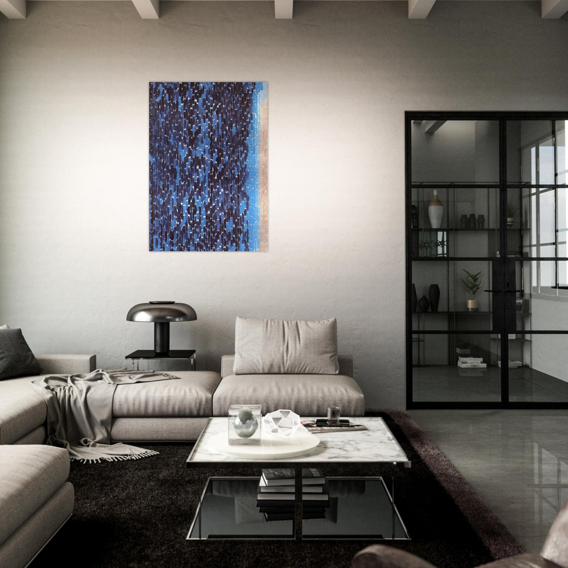 NEW GALAXY 1970 - Alma Woodsey Thomas Brushed Aluminum Print - 70x100 cm / 28x40 inches | Alma Woodsey Thomas Aluminum Print | Alma Woodsey Thomas Prints