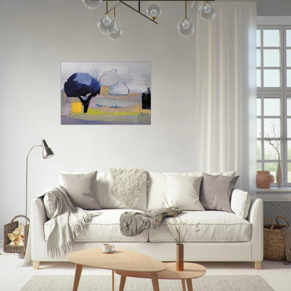 Paysage de Provence - Art Informel - Nicolas de Stael Brushed Aluminum Print - 70x100 cm / 28x40 inches | Nicolas de Stael Aluminum Print | Nicolas de Stael Prints