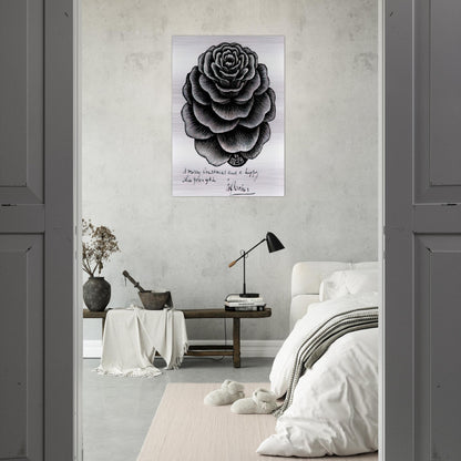 MERRY CHRISTMAS HAPPY NEW YEAR - MC Escher Brushed Aluminum Print - 70x100 cm / 28x40 inches | MC Escher Aluminum Print | MC Escher Prints