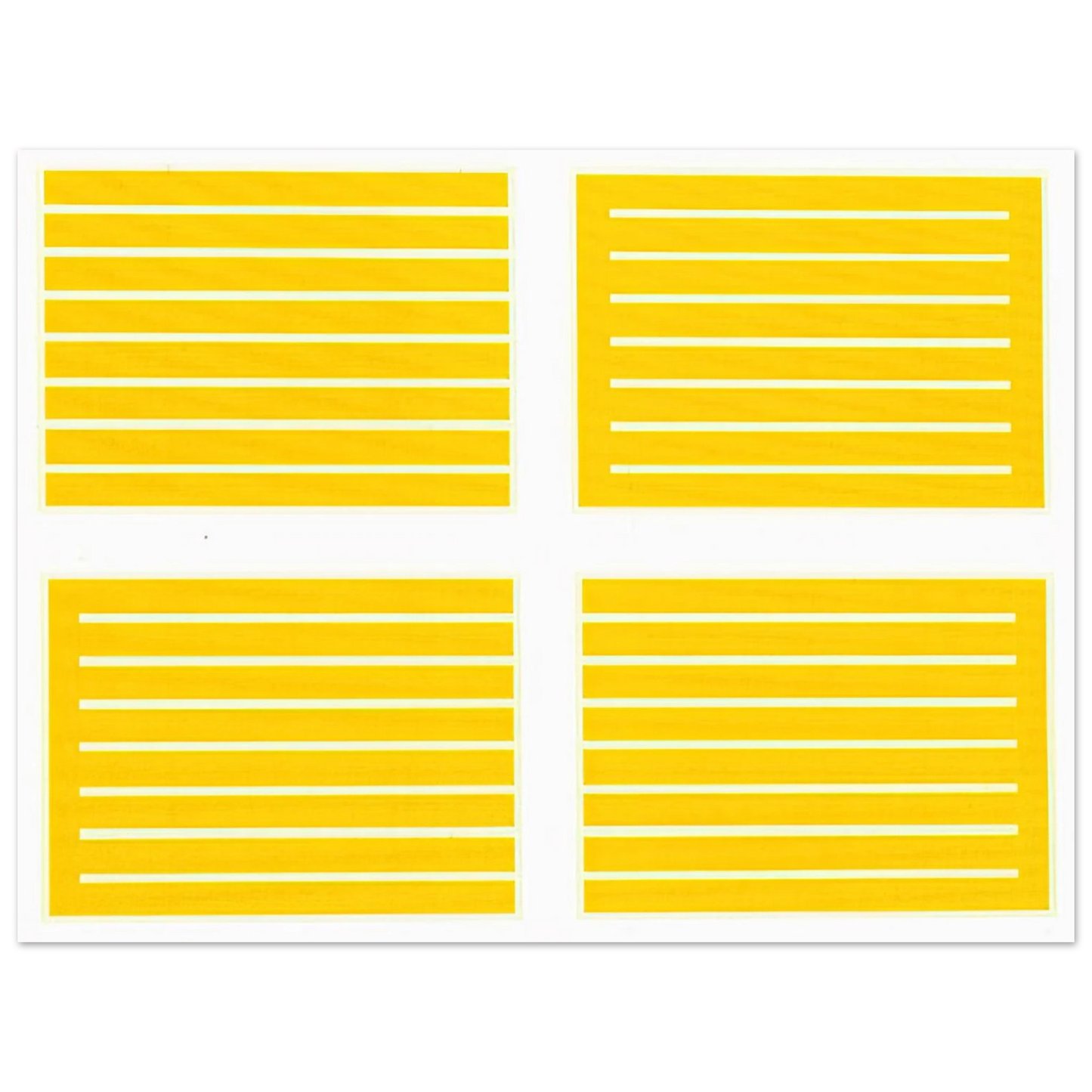 Donald Judd - Untitled #235-238 - 1994  75x100 cm / 30x40inches Fine Art Poster