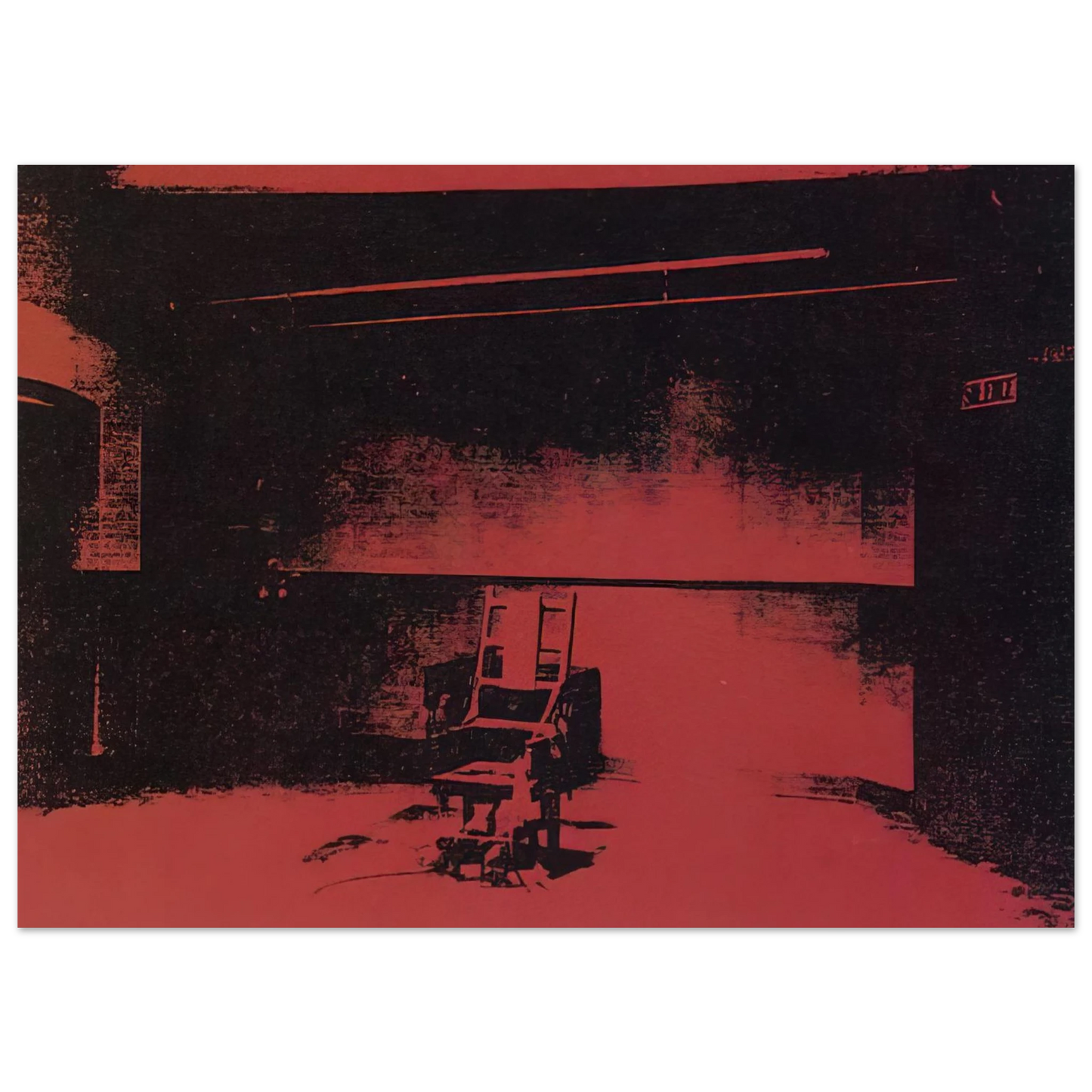 Andy Warhol - Early electric chair Fine Art Poster