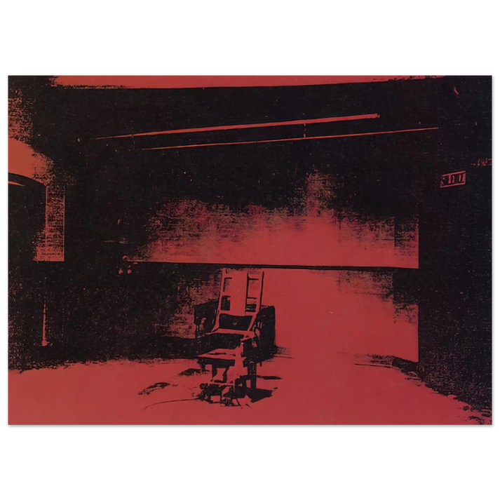 Andy Warhol - Early electric chair Fine Art Poster