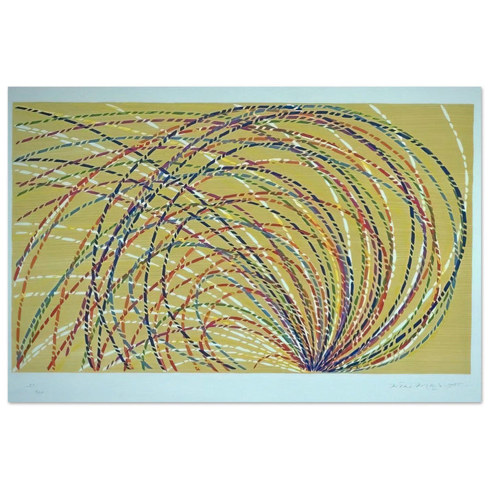 Aurora - 1985 - Piero Dorazio Art Prints - 100x150 cm / 40x60″ inches | Piero Dorazio Poster | Piero Dorazio Prints