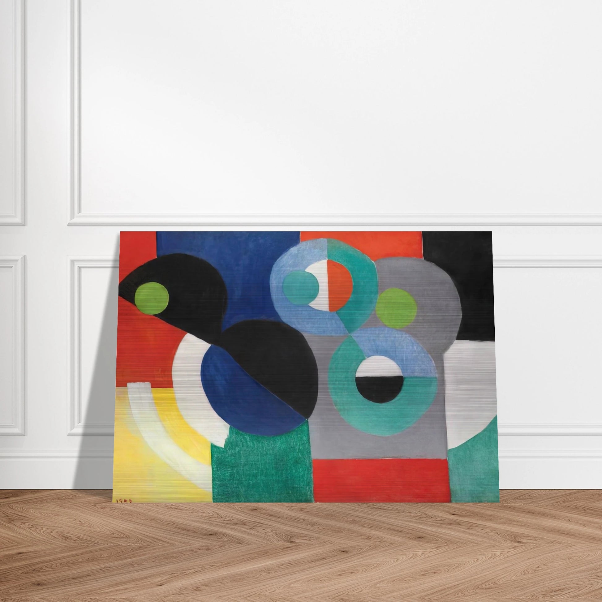 RYTHME COLORE - Sonia Delaunay Brushed Aluminum Print - 70x100 cm / 28x40 inches | Sonia Delaunay Aluminum Print | Sonia Delaunay Prints