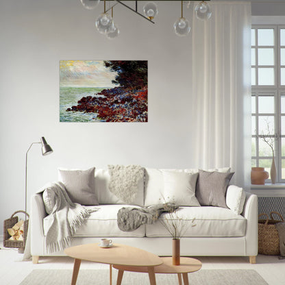 Cap Martin 3 - claude monet Brushed Aluminum Print - 70x100 cm / 28x40 inches | claude monet Aluminum Print | claude monet Prints