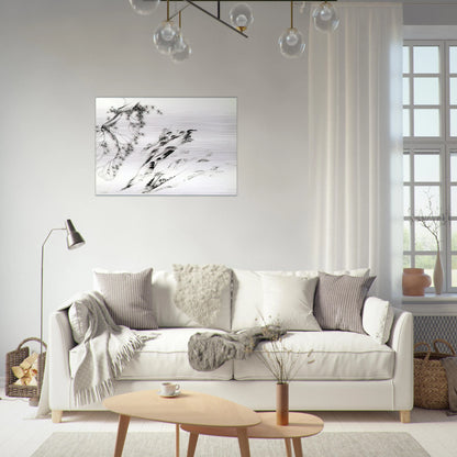 Hillside - Eyvind Earle Brushed Aluminum Print - 70x100 cm / 28x40 inches | Eyvind Earle Aluminum Print | Eyvind Earle Prints