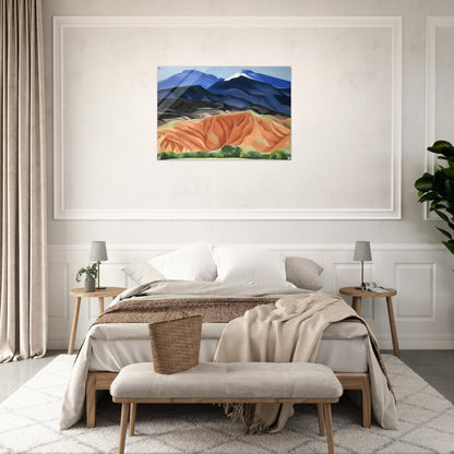 Black Mesa Landscape, New Mexico - Out Back of Mary`s II - Georgia O'Keeffe Acrylic Print - 70x100 cm / 28x40″ inches