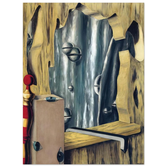 Rene Magritte - THE SILVER GAP 1926  75x100 cm / 30x40inches Fine Art Poster
