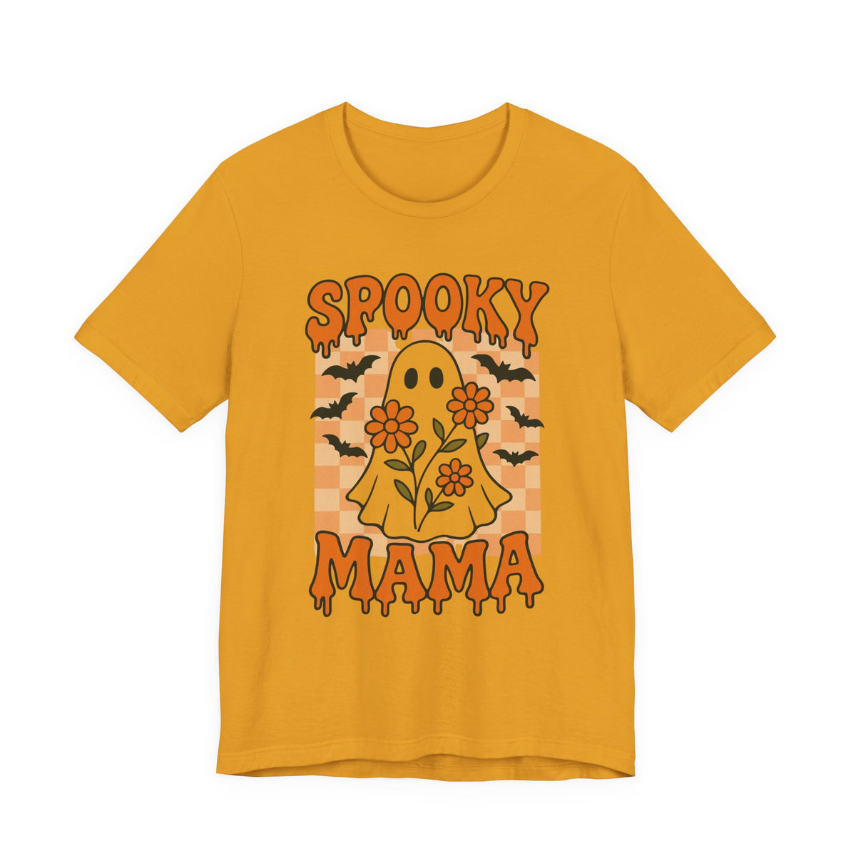 Gruselige Mama, grooviger Vintage-Geist, Halloween, gruselige Mutter