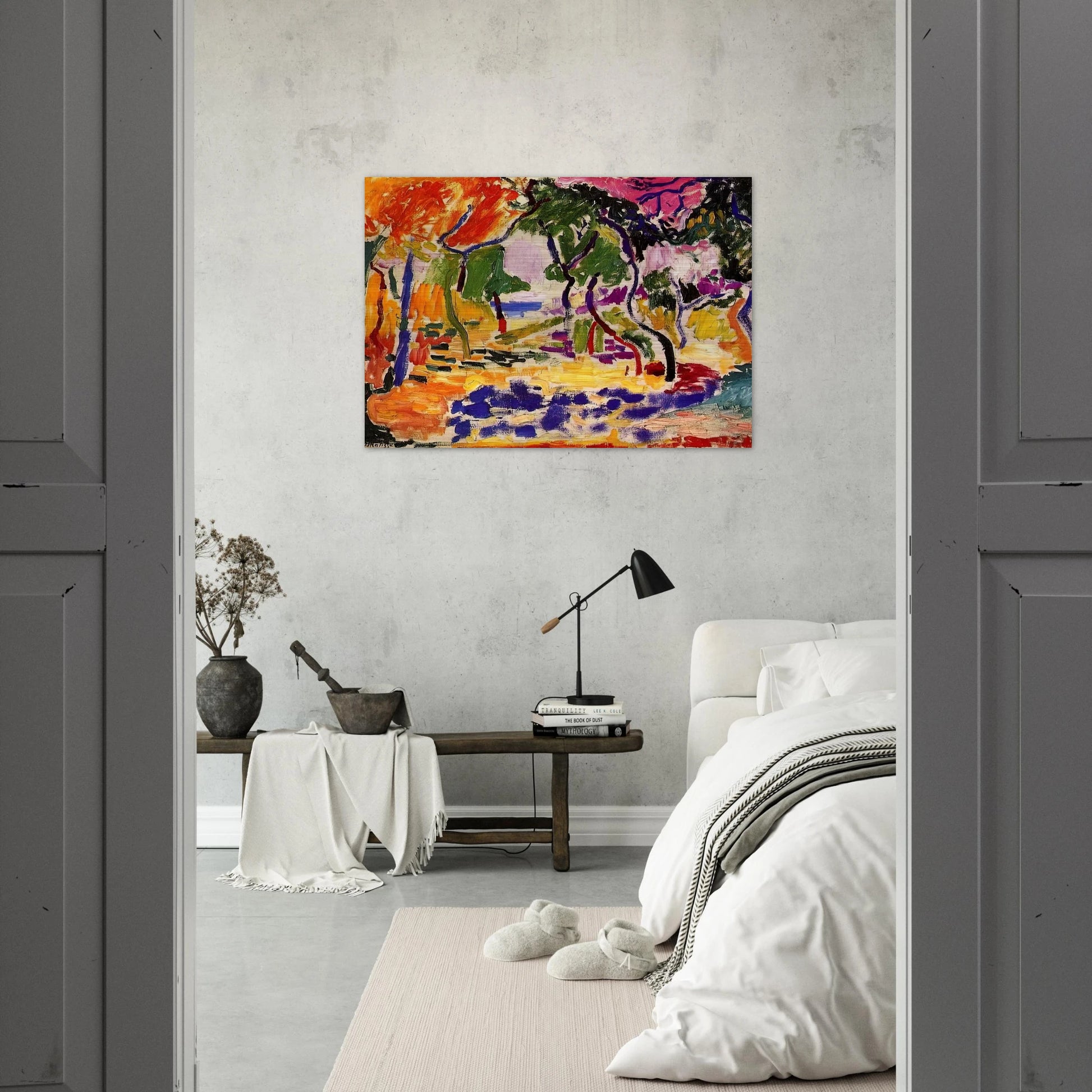 COUNTRYSIDE AT COLLIOURE 1905 - Henri Matisse Brushed Aluminum Print - 70x100 cm / 28x40 inches | Henri Matisse Aluminum Print | Henri Matisse Prints