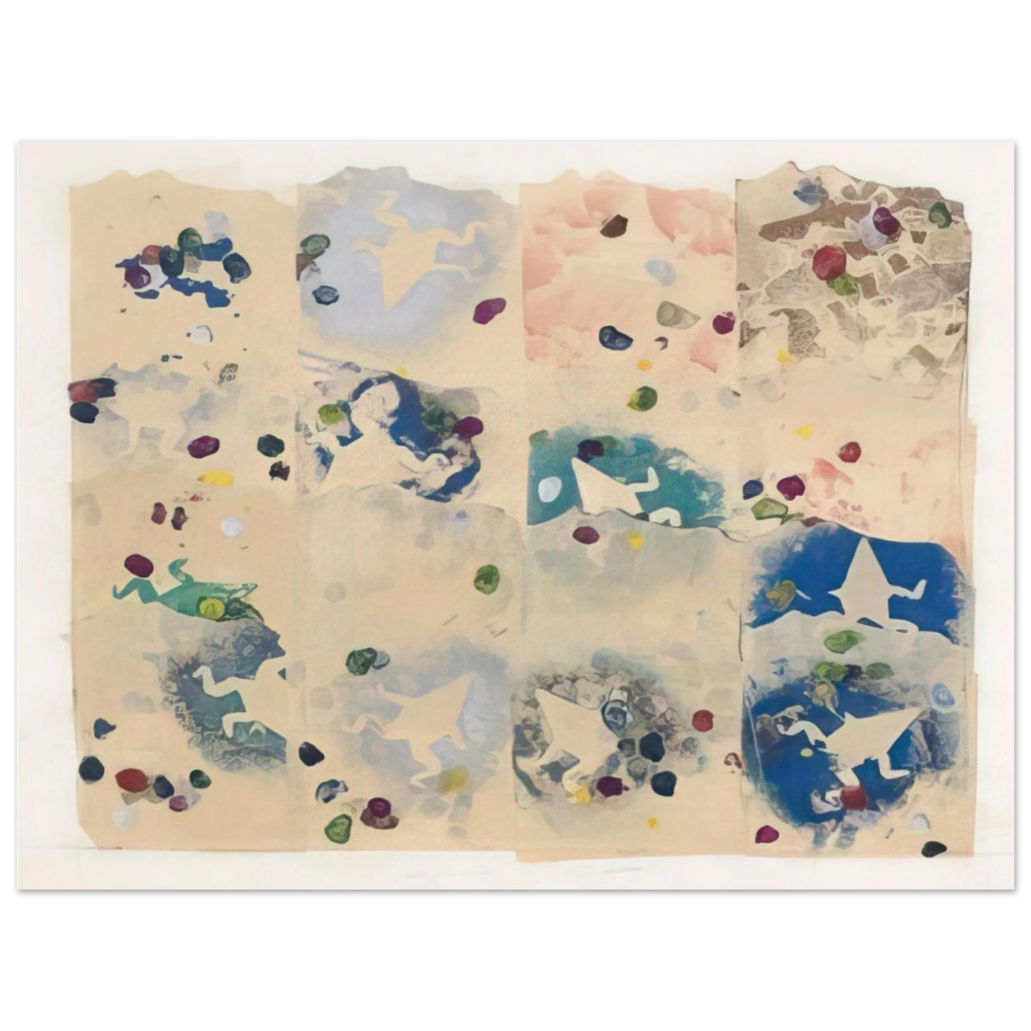 Alighiero Boetti - RANE E SPECCHI 1980  75x100 cm / 30x40inches Fine Art Poster