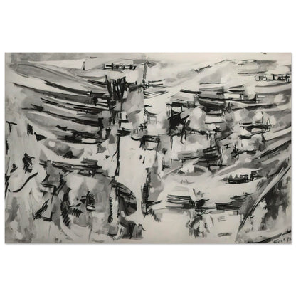 Composition - 1955 - Maria Helena Vieira da Silva Art Prints - 100x150 cm / 40x60″ inches | Maria Helena Vieira da Silva Poster | Maria Helena Vieira da Silva Prints