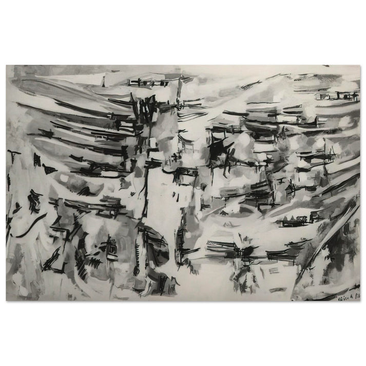 Composition - 1955 - Maria Helena Vieira da Silva Art Prints - 100x150 cm / 40x60″ inches | Maria Helena Vieira da Silva Poster | Maria Helena Vieira da Silva Prints