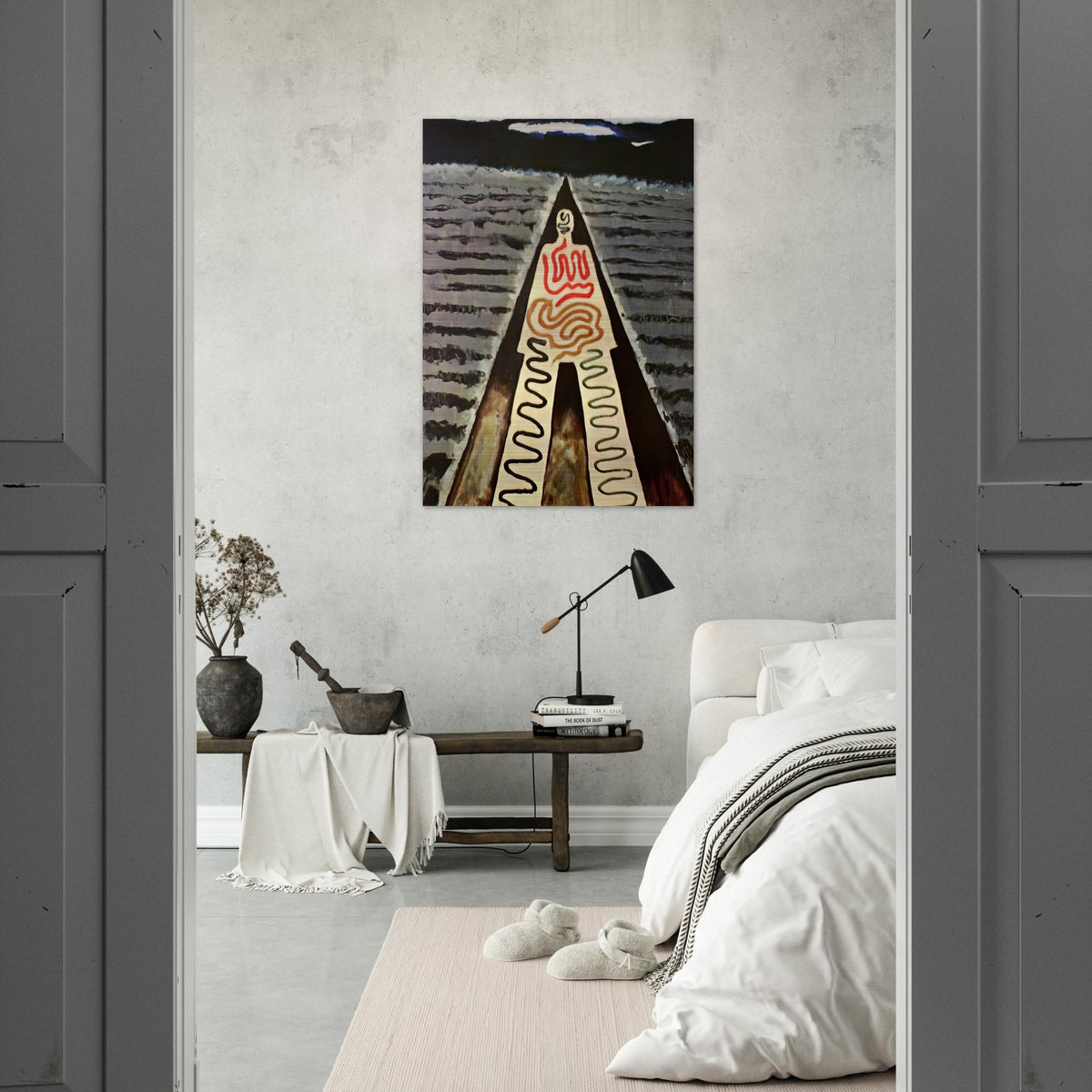 A NIGHT AT SAINT JEAN - Man Ray Brushed Aluminum Print - 70x100 cm / 28x40 inches | Man Ray Aluminum Print | Man Ray Prints