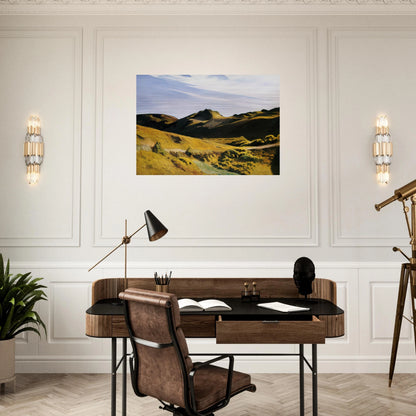 The Camel s Hump - Edward Hopper Brushed Aluminum Print - 70x100 cm / 28x40 inches | Edward Hopper Aluminum Print | Edward Hopper Prints