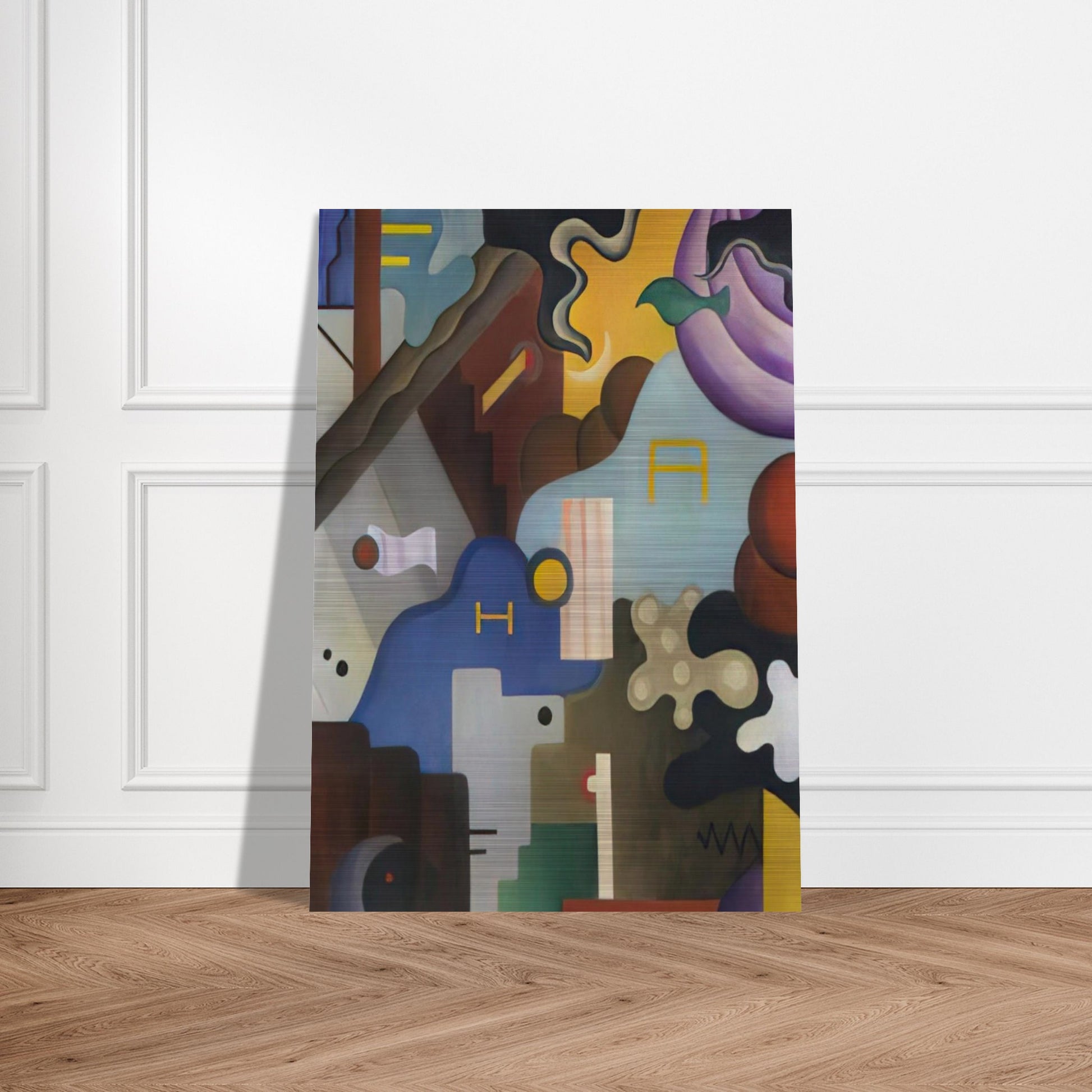 Composizione futurista - Abstract Art, Dada - Julius Evola Brushed Aluminum Print - 70x100 cm / 28x40 inches | Julius Evola Aluminum Print | Julius Evola Prints