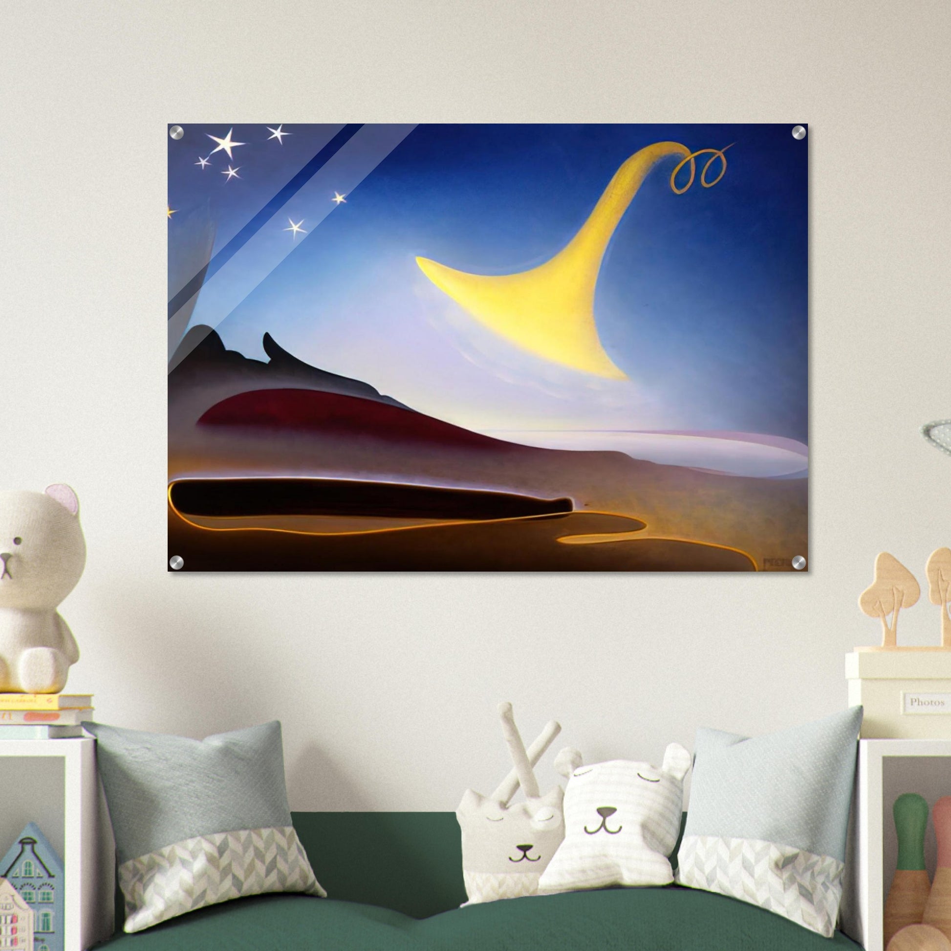 Awakening Memory of Father - 1943 - Agnes Lawrence Pelton Acrylic Print - 70x100 cm / 28x40″ inches