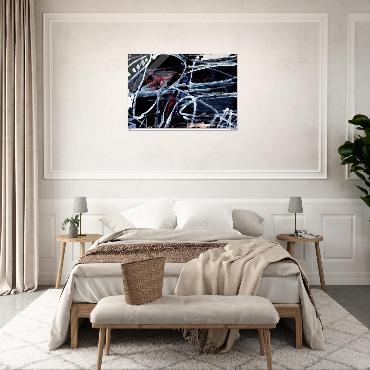 EPISODE - Jean Dubuffet Acrylic Print - 70x100 cm / 28x40″ inches