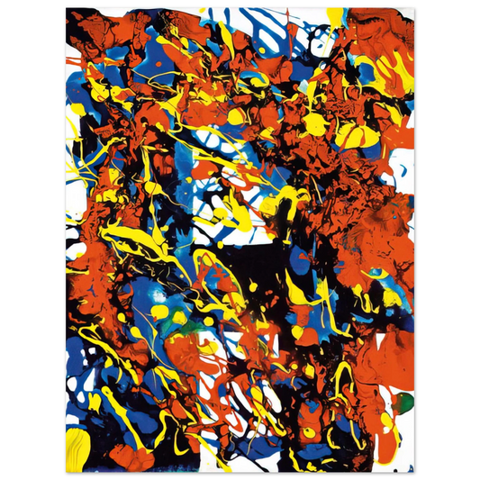 Sam Francis - Untitled  SFP94-73  SFF 1747   75x100 cm / 30x40inches Fine Art Poster