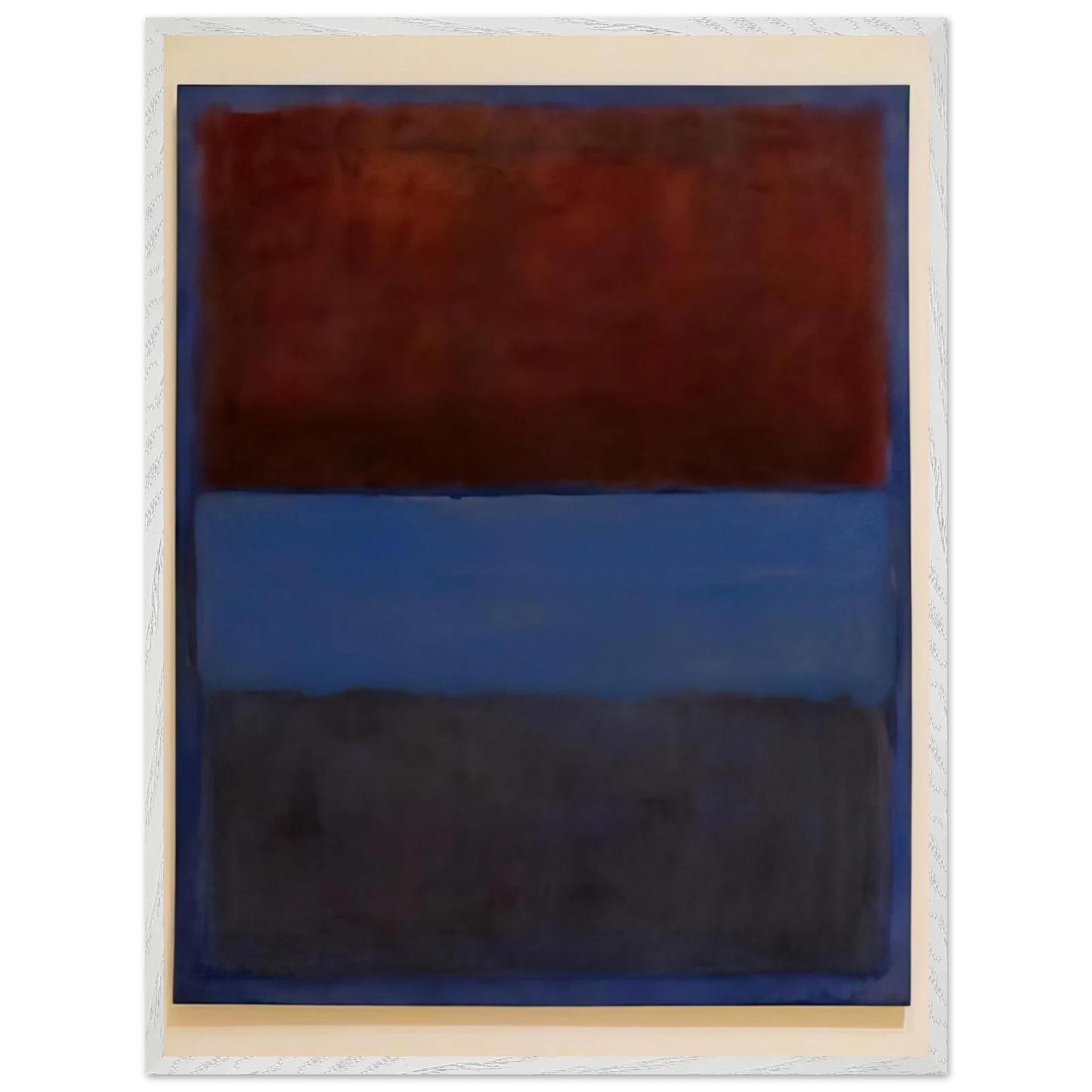 Mark Rothko - No.61 Rust and Blue - 1953 Wall Art - 30x40 cm / 12x16 inches - Fine Art Poster-canvas - -
