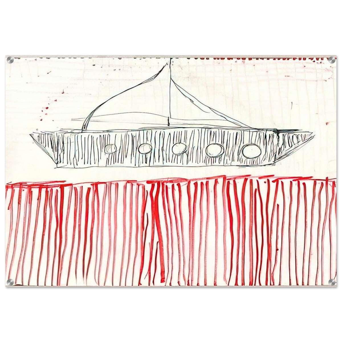 BE CALME OCTOBER 1ST 31ST 2004 0 - Louise Bourgeois Acrylic Print - 70x100 cm / 28x40″ inches | Louise Bourgeois Wall Art | Louise Bourgeois Prints