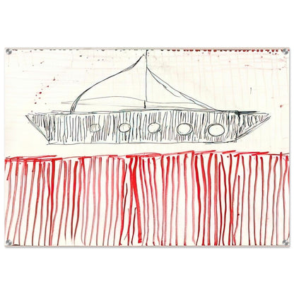 BE CALME OCTOBER 1ST 31ST 2004 0 - Louise Bourgeois Acrylic Print - 70x100 cm / 28x40″ inches | Louise Bourgeois Wall Art | Louise Bourgeois Prints