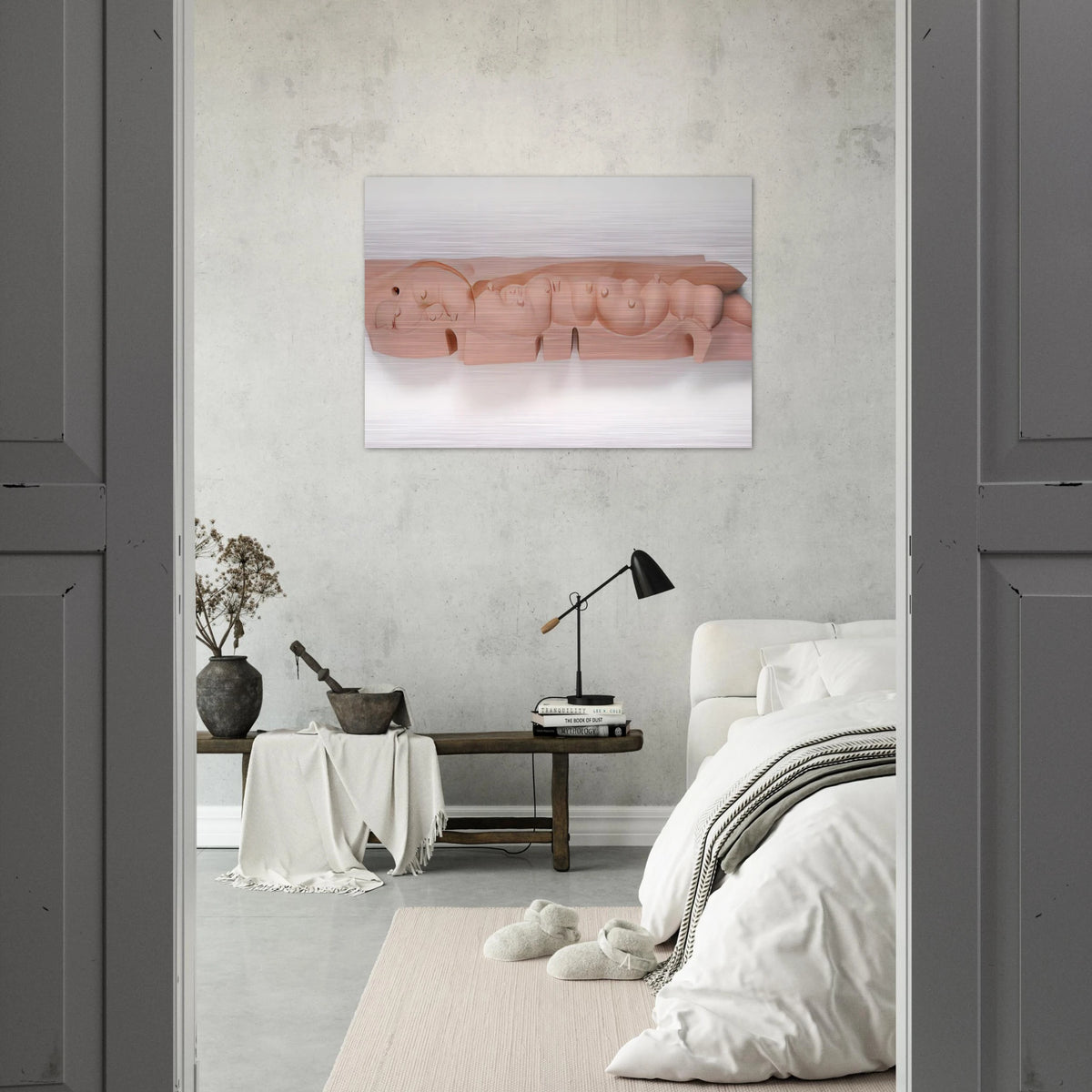 MAMELLES 1991 - Louise Bourgeois Brushed Aluminum Print - 70x100 cm / 28x40 inches | Louise Bourgeois Aluminum Print | Louise Bourgeois Prints