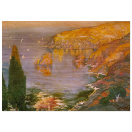 CALA NANS - Salvador Dali Brushed Aluminum Print - 70x100 cm / 28x40 inches | Salvador Dali Aluminum Print | Salvador Dali Prints