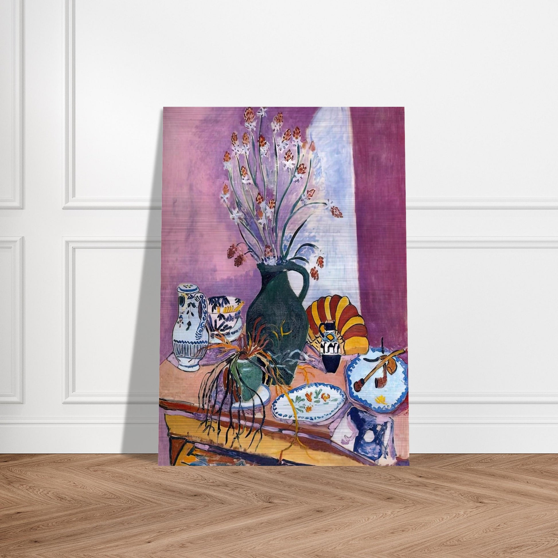 STILL LIFE WITH FLOWERS - Henri Matisse Brushed Aluminum Print - 70x100 cm / 28x40 inches | Henri Matisse Aluminum Print | Henri Matisse Prints
