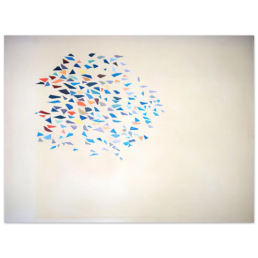 Robert Goodnough - Color Shapes - 1975  75x100 cm / 30x40inches Fine Art Poster