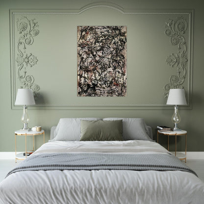 ENCHANTED FOREST 1947 - Jackson Pollock Brushed Aluminum Print - 70x100 cm / 28x40 inches | Jackson Pollock Aluminum Print | Jackson Pollock Prints