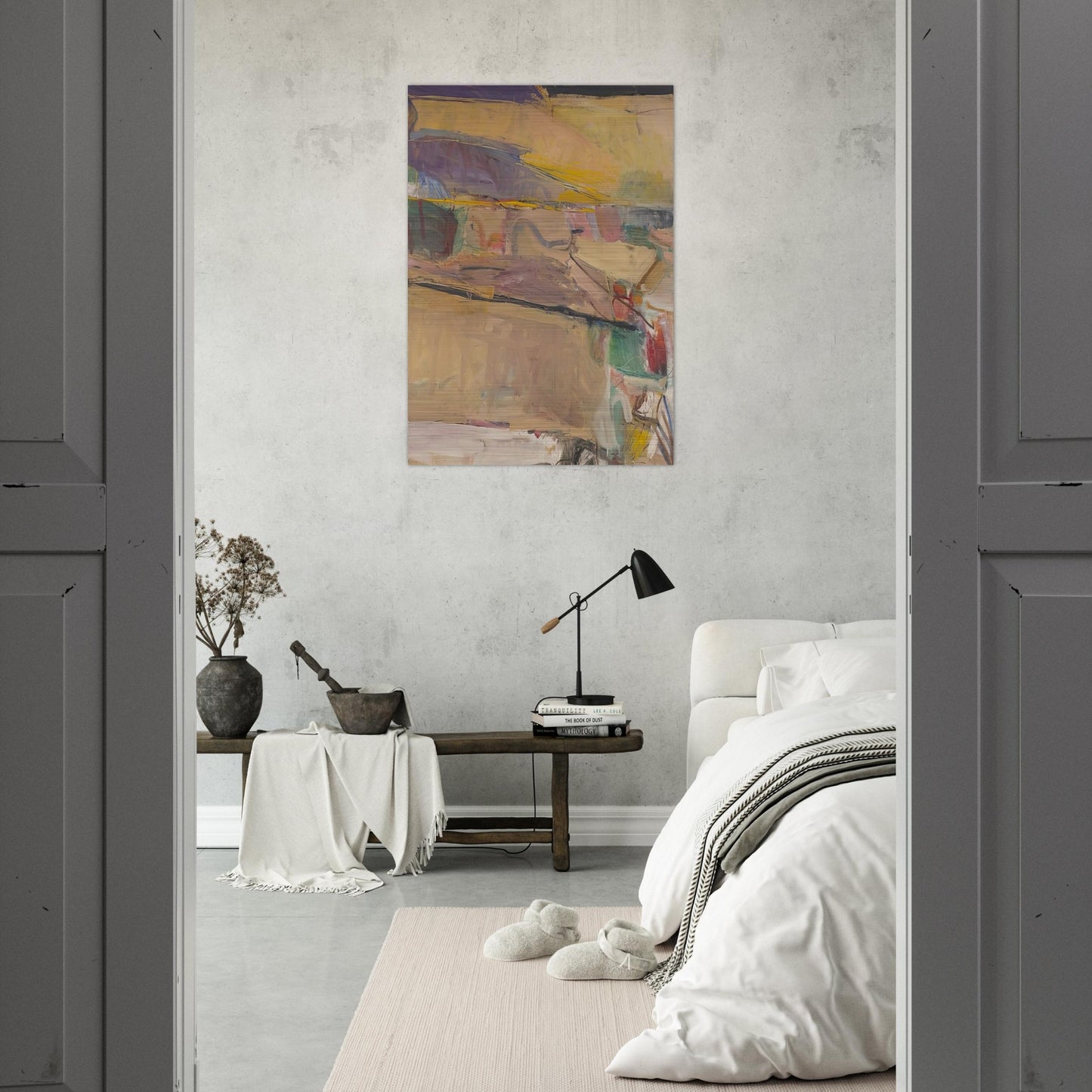 Berkeley #54 - Richard Diebenkorn Brushed Aluminum Print - 70x100 cm / 28x40 inches | Richard Diebenkorn Aluminum Print | Richard Diebenkorn Prints