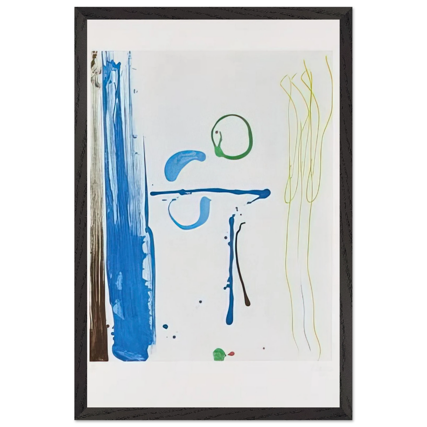 Helen Frankenthaler - Sunshine After Rain - 1987 Wall art - 15x20 cm / 6x8 inches - Fine Art Poster-canvas - -