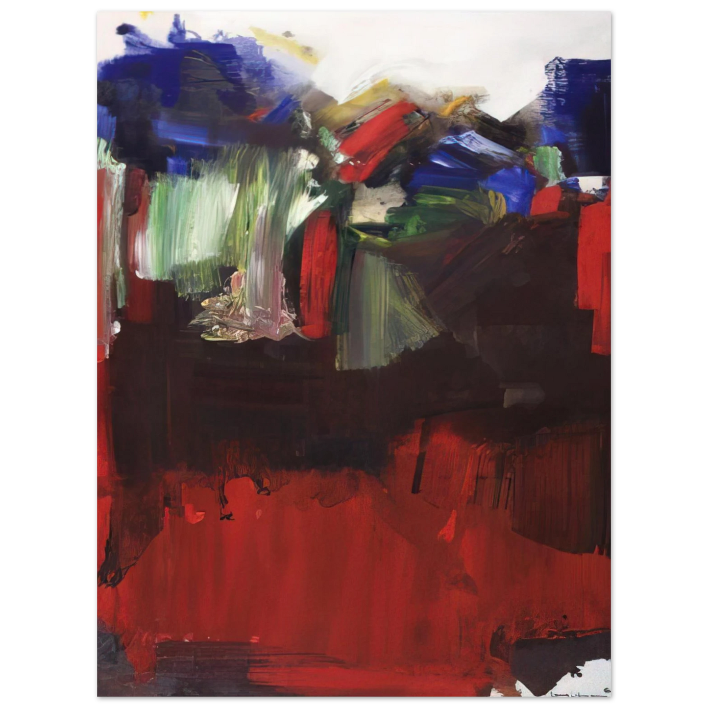 Hans Hofmann - Nulli Secundus  75x100 cm / 30x40inches Fine Art Poster