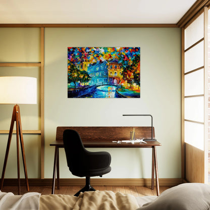 Leonid Afremov - Leonid Afremov Brushed Aluminum Print - 70x100 cm / 28x40 inches | Leonid Afremov Aluminum Print | Leonid Afremov Prints