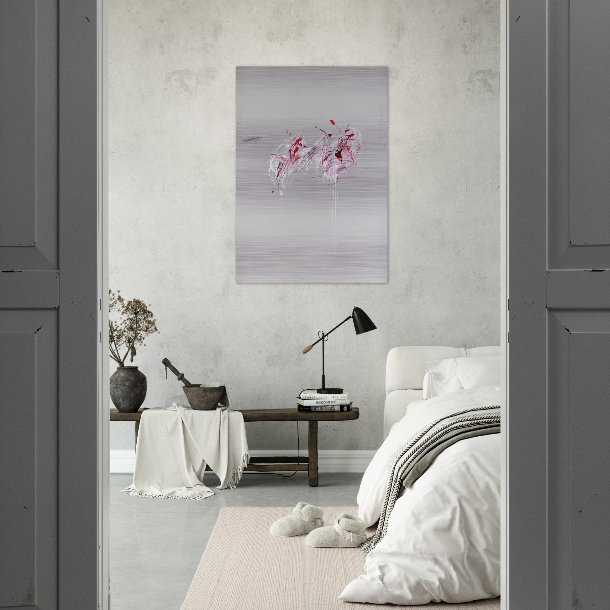 Nine Discourses on Commodus, Part II - Cy Twombly Brushed Aluminum Print - 70x100 cm / 28x40 inches | Cy Twombly Aluminum Print | Cy Twombly Prints