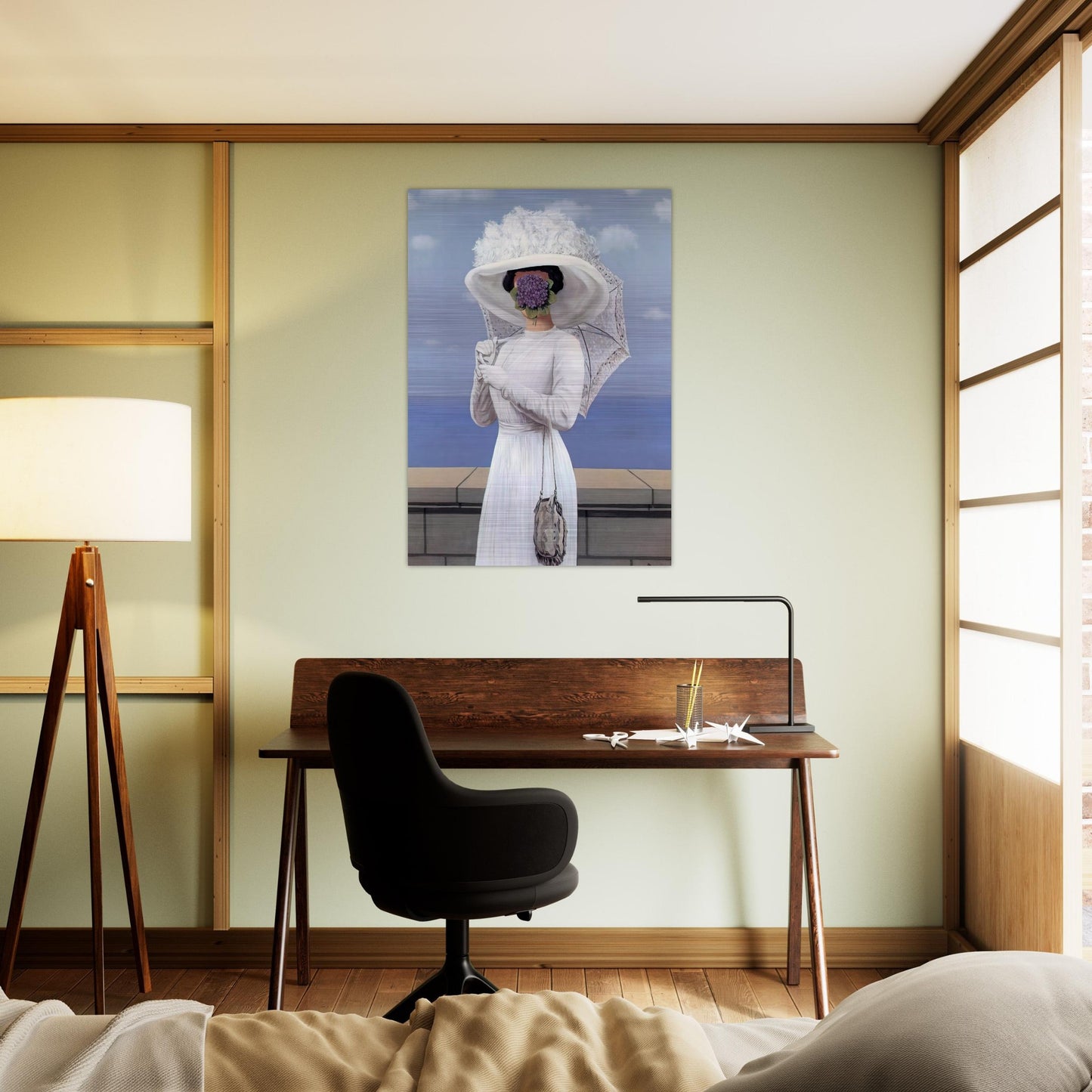 THE GREAT WAR 1964 1 - Rene Magritte Brushed Aluminum Print - 70x100 cm / 28x40 inches | Rene Magritte Aluminum Print | Rene Magritte Prints
