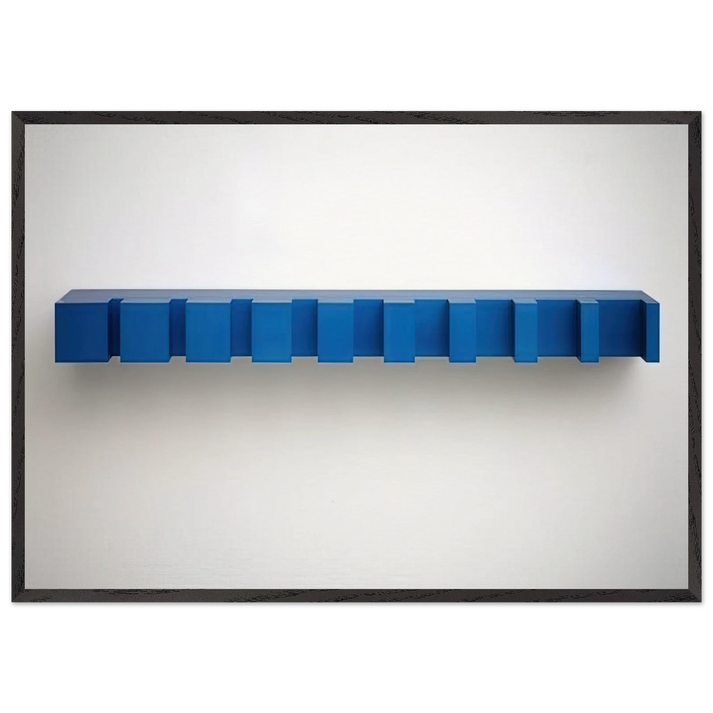 Untitled Bernstein 88-26 - 1988 - Donald Judd 70x100 cm / 28x40 inches Framed Art Print – Black Wooden Frame