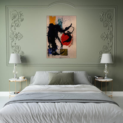 Rope-Swinger - Hans Hofmann Brushed Aluminum Print - 70x100 cm / 28x40 inches | Hans Hofmann Aluminum Print | Hans Hofmann Prints