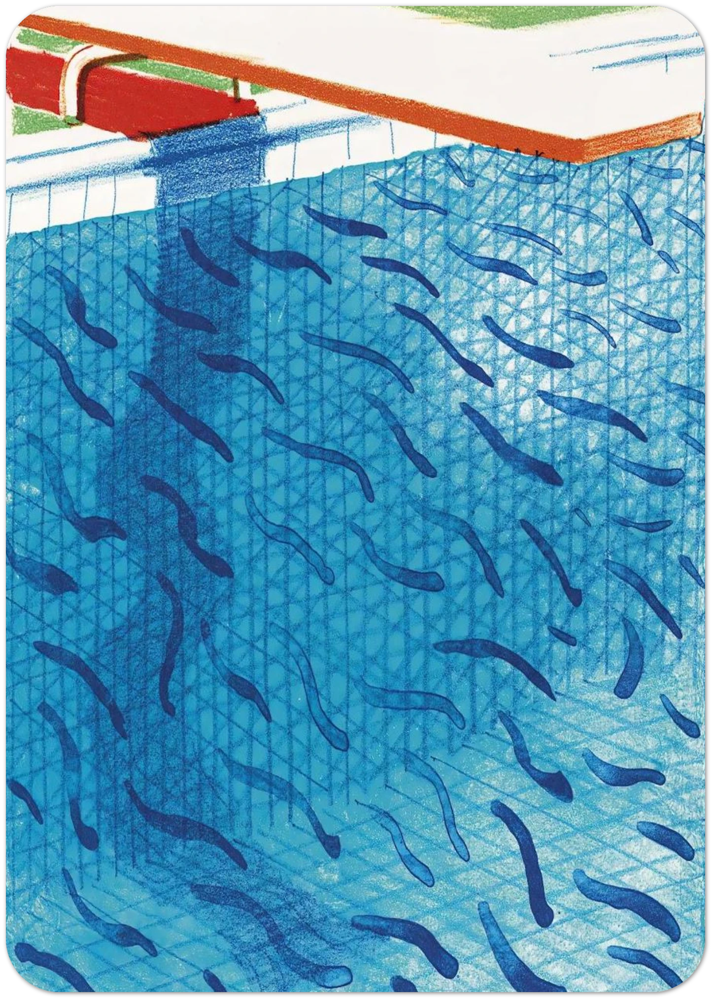 David Hockney By David Hockney Pack of 10 Post Cards | David Hockney Post Cards | A6 (10.5 x 14.8 cm) - 4.1 x 5.8 inches