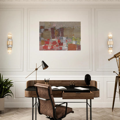Composition - Art Informel - Nicolas de Stael Brushed Aluminum Print - 70x100 cm / 28x40 inches | Nicolas de Stael Aluminum Print | Nicolas de Stael Prints