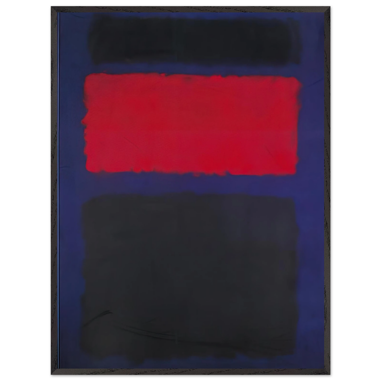 Mark Rothko - Cubierta - 1960 Wall Art - 30x40 cm / 12x16 inches - Premium Wooden Framed Poster With Fine Art Paper-canvas - Wood frame