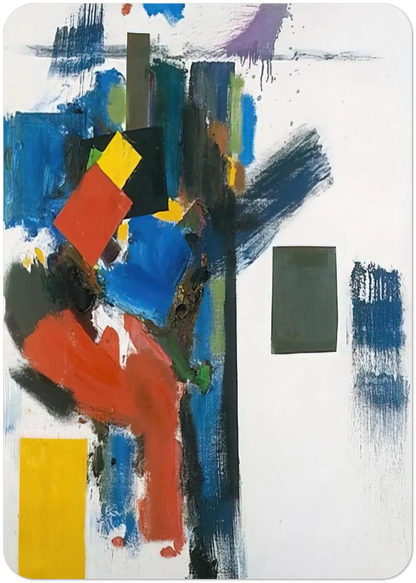 Heraldic Call By Hans Hofmann Pack of 10 Post Cards | Hans Hofmann Post Cards | A6 (10.5 x 14.8 cm) - 4.1 x 5.8 inches