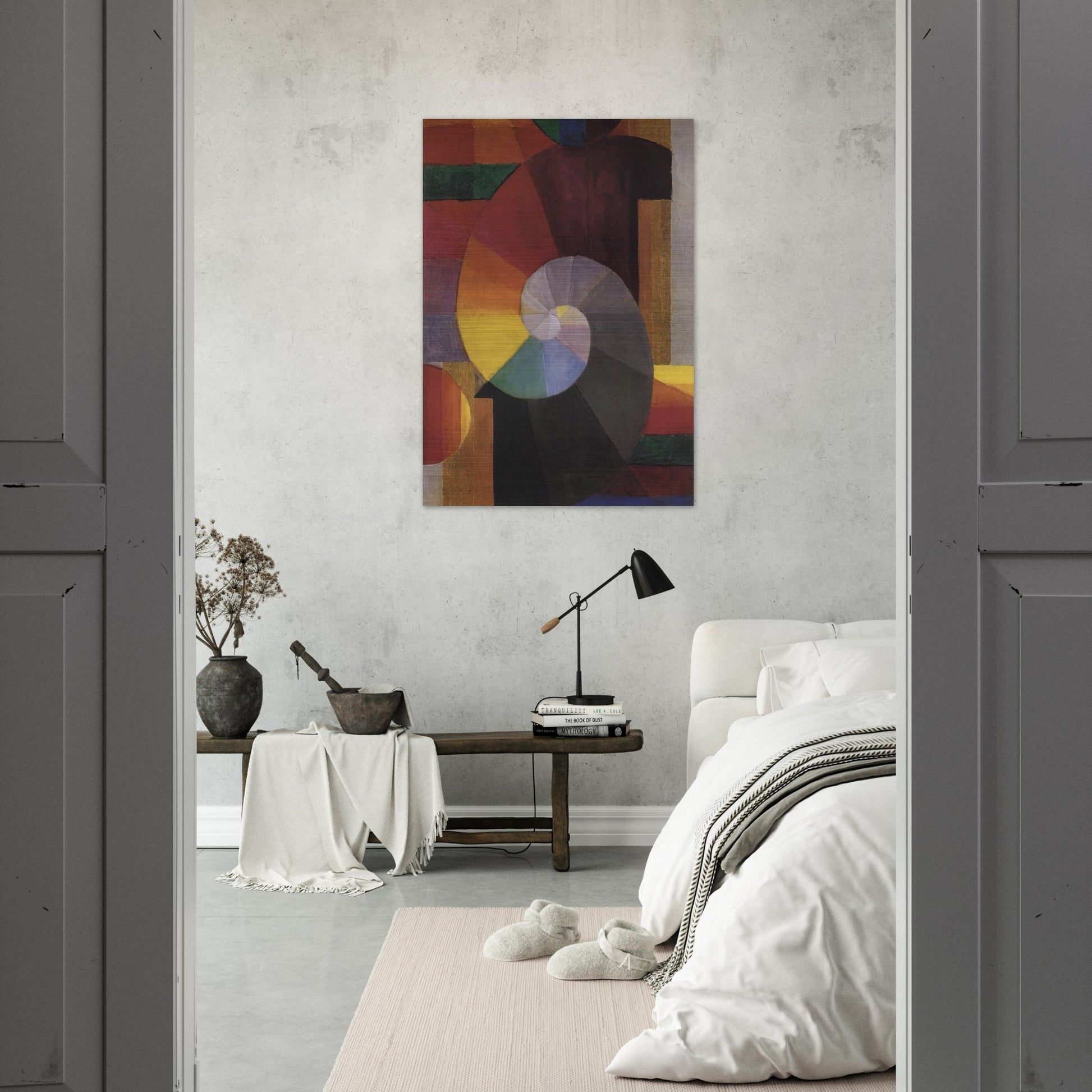 The Meeting - Johannes Itten Brushed Aluminum Print - 70x100 cm / 28x40 inches | Johannes Itten Aluminum Print | Johannes Itten Prints