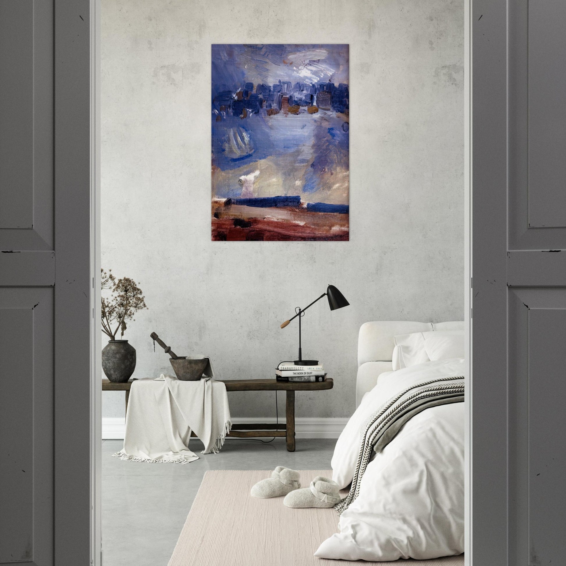 Wehawken Sequence - Abstract Art, Expressionism - John Marin Brushed Aluminum Print - 70x100 cm / 28x40 inches | John Marin Aluminum Print | John Marin Prints