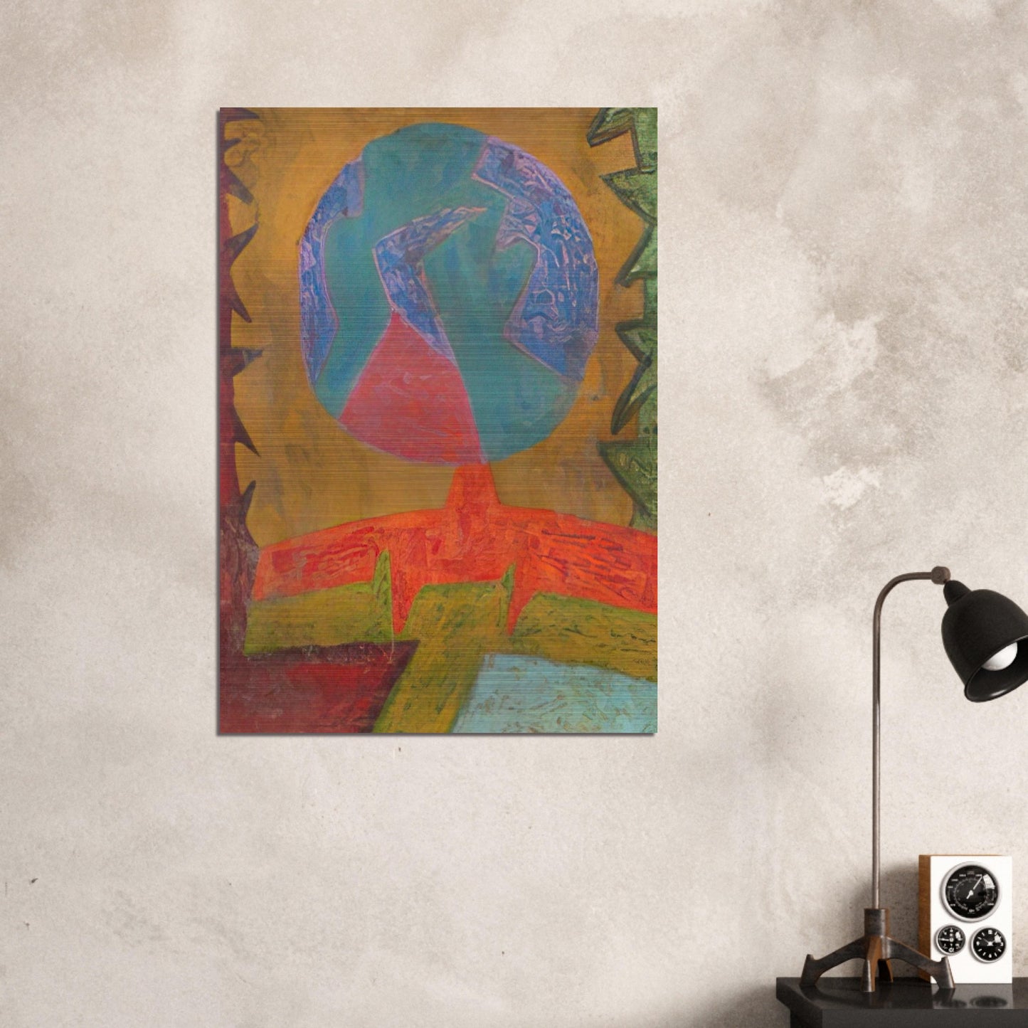Luna - Pedro Coronel Brushed Aluminum Print - 70x100 cm / 28x40 inches | Pedro Coronel Aluminum Print | Pedro Coronel Prints