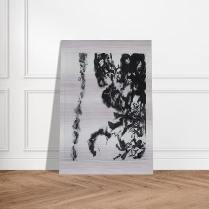 EULOGY ON THE EXTREMELY DELICATE THINGS 1993 - Zao Wou-Ki Brushed Aluminum Print - 70x100 cm / 28x40 inches | Zao Wou-Ki Aluminum Print | Zao Wou-Ki Prints