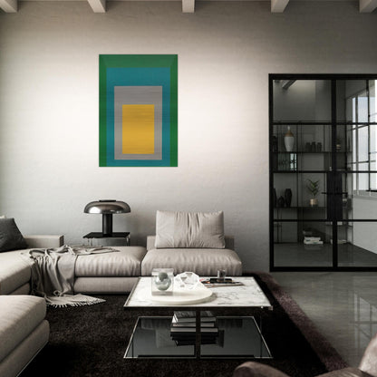 HOMAGE TO THE SQUARE APPARITION 1959 - Josef Albers Brushed Aluminum Print - 70x100 cm / 28x40 inches | Josef Albers Aluminum Print | Josef Albers Prints