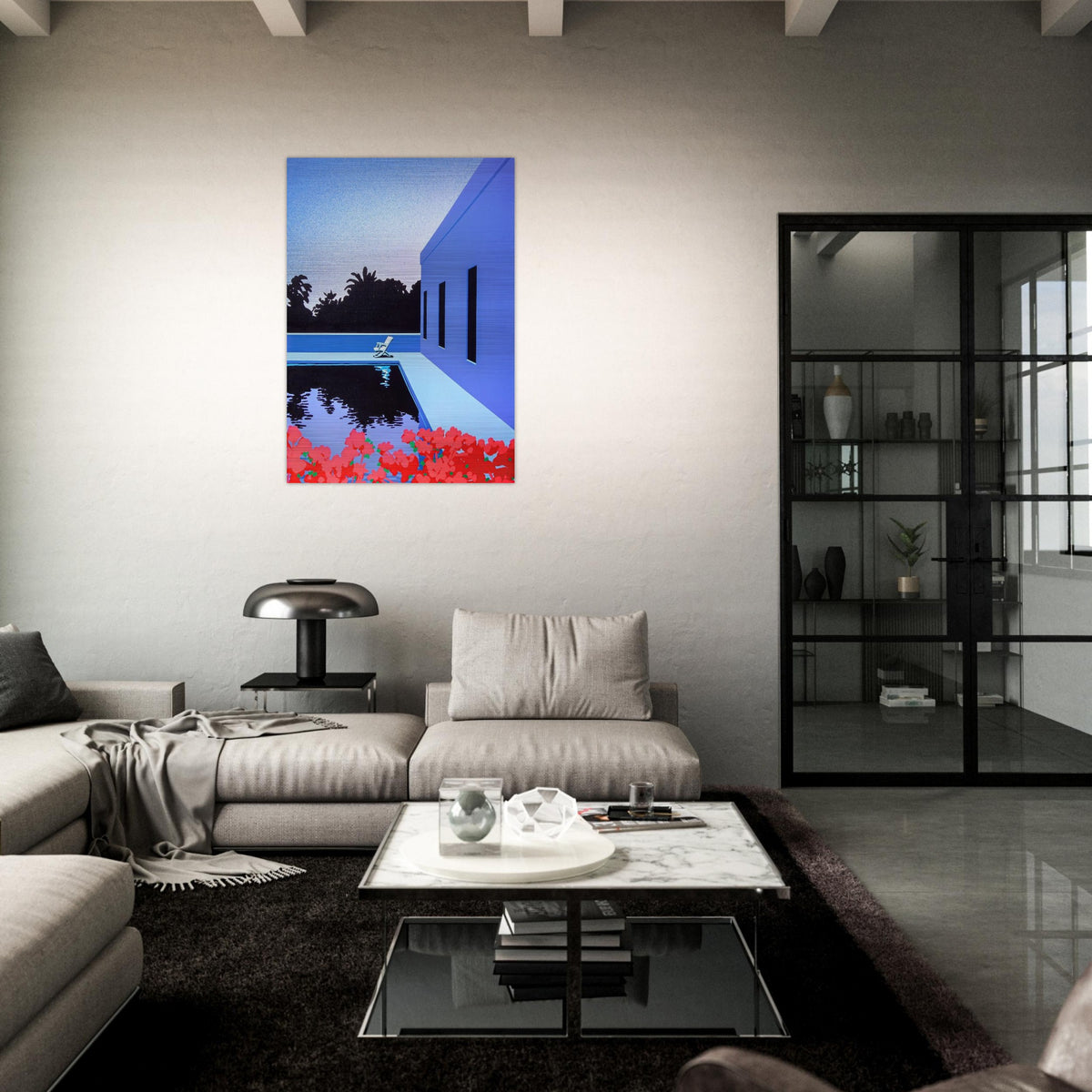 Longs for Summer - Hiroshi Nagai Brushed Aluminum Print - 70x100 cm / 28x40 inches | Hiroshi Nagai Aluminum Print | Hiroshi Nagai Prints
